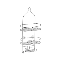 JESSAR - Hanging Shower Accessory Holder In Silver