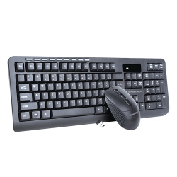 SPEEDEX 2.4Ghz Wireless Multimedia Keyboard And Mouse Combo Set_Black
