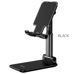 CSMART 【】 360 Rotating Tablet Desk Stand Flexible Cellphone Holder Mount for Iphone / Ipad / Samsung Tablet / Smartphone In Black
