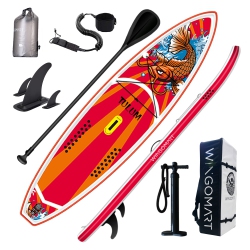 WINGOMART 10.7FT Inflatable Stand up Paddle Board W/ Premium SUP