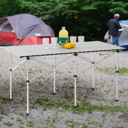 Camping Cuisine Support Aluminium unité de stockage portable Cuisson Léger Neuf