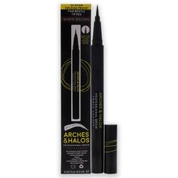 ARCHES AND HALOS Fine Bristle Tip Pen - Warm By for Women - 0.106 OZ Eyebrow Pen In Brown