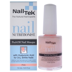 NAIL TEK Nail Nutritionist Peel-Off Nail Masque - By for Women - 0.5 OZ Nail Treatment In Pink