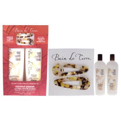 BAIN DE TERRE Coconut Papaya Ultra Hydrating Duo By for Unisex - 2 X 13.5 OZ Shampoo And Conditioner