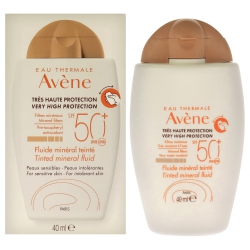 AVENE Tinted Mineral Fluid Spf 50 By for Women - 1.3 OZ Sunscreen