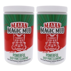 MAYAN MAGIC MUD Powerful Deep Pore Cleansing Clay - Pack Of 2 By for Unisex - 32 OZ Cleanser
