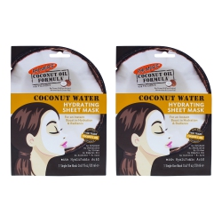 PALMERS Coconut Water Hydrating Sheet Mask - Pack Of 2 By for Women - 0.67 OZ Mask