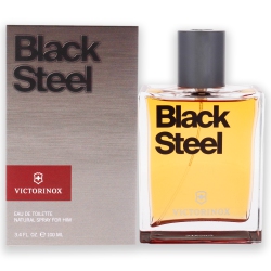 SWISS ARMY Steel By for Men - 3.4 OZ Edt Spray In Black