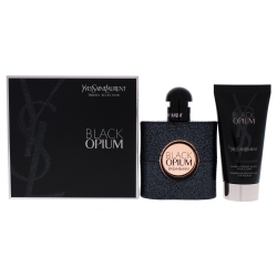 YVES SAINT LAURENT Opium By for Women - 2 PC Gift Set 1.6OZ Edp Spray, 1.6OZ Body Lotion In Black