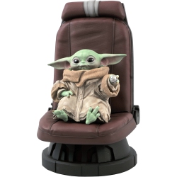 STAR WARS The Mandalorian 1/2 Scale 12 Inch Statue Figure - Child In Chair