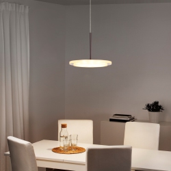 TUBICEN Led Dimmable Pendant Light, 8W Kitchen Island Dining Table Pendant Lamp, Uniform Light Hanging Ceiling Light Fixtures, 11.8”-126”