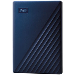 WD 2TB USB 3.0 External Hard Drive for Chromebook (WDBB7B0020BBL-WESN) - Midnight Blue