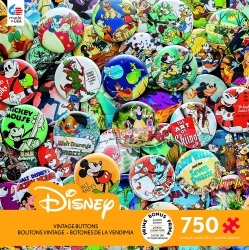 CEACO Vintage Buttons Disney Collections Puzzle (750 Piece)