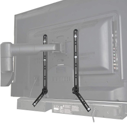 PRIMECABLES 23" to 65" Tv Mounts And Stands, Universal Soundbar Bracket With Adjustable Arms Fits Displays Up to 33Lbs