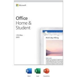 MICROSOFT Office Home And Student 2019, 1 Device, Windows 10 PC/mac