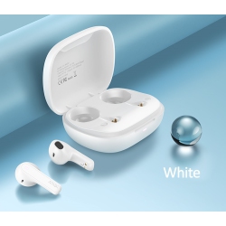 USAMS True Wireless Earbuds Bluetooth 5.0 Compatible \w Android, Apple Airpod, PC. Touch Controls, Super Stereo Bass Sound, 4H Playtime, Noise