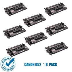 PRINTER PRO 8 Pack Canon 052/canon-052/canon052 Standard Page Yield Compatible Toner Cartridge-Canon Printer Imageclass Mf424/mf426/lbp214 In Black