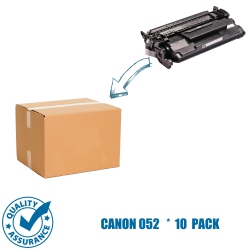 PRINTER PRO 10 Pack Canon 052/canon-052/canon052 Standard Page Yield Compatible Toner Cartridge-Canon Printer Imageclass Mf424/mf426/lbp214 In Black