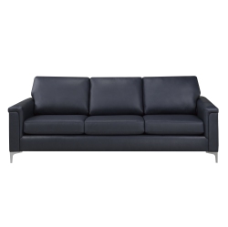 CANADIAN SOFA Distributions 'roswell' Leather Sofa In Blue