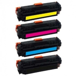 CANON 4 Pack Crg 054Hxl Toner Cartridges Set for Mf641Cw Mf642CDw Mf644CDw Lbp622CDw