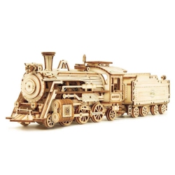 ROBOTIME Rokr Prime Steam Express Mc501 -1:80 Scale Model Train