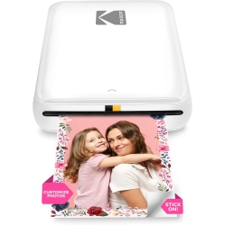 KODAK Step Instant Photo Printer – Wireless 2X3" Zink Prints, Bluetooth for Ios & Android – In White