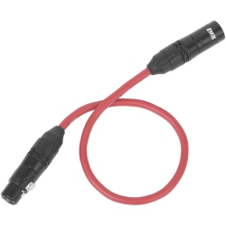 LYXPRO Lcs Premium Series 1.5Ft Xlr Microphone Cable for Professional Microphones And Devices In Red