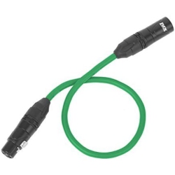 LYXPRO Lcs Premium Series 1.5Ft Xlr Microphone Cable for Professional Microphones And Devices In Green
