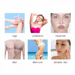 ISTAR 5 Pack Hard Wax Beads for Hair Removal for Face, Bikini, Legs, Underarm, Back, Chest Refill Pearl Beans for Wax Warmer Kit (Tea Tree, 100G)