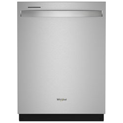 Whirlpool 24" 50dB Built-In Dishwasher with Stainless Steel Tub (WDT740SALZ) - Stainless Steel