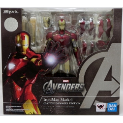 MARVEL Avengers 6 Inch Action Figure S.h.figuarts - Iron Man Mark 6 Battle Of New York
