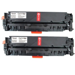 TONER4U - 2Pk Compatible Cf410X Toner Cartridge for HP Cf410X, Cf411X, Cf412X, Cf413X, Cf410A, Cf411A, Cf412A, Cf413A Printer In Black