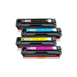 TONER4U - 4 Pack (K, C, M, Y) Compatible Cf500X Cf501X Cf502X Cf503X Toner Cartridge High Yield for HP 202X & HP 202A, Cf500A, Cf501A, Cf502A, Cf503A