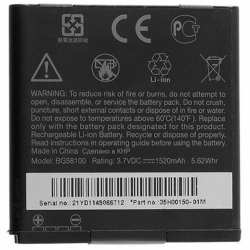 MS TECH Replacement Battery Htc 35H00150-01M Compatible With Sensation Ersatzakku Akku