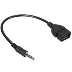 SANOXY 3.5Mm Male Audio Aux Jack To USB 2.0 Type A Female Otg Converter Adapter Cable