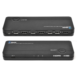 OREI 4K 3 Port 3X1 HDMI Kvm Switch By, Share Multiple Devices, PC, Computers, Phones, Gaming On One Display Monitor, Keyboard Control And USB