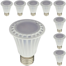 LEVANIER 8-Pack Led Par20 8W 120V 50W Equivalent Cri>80 120° Flood Light Dimmable 25, 000 Hours Led Light Bulb E26 | 3