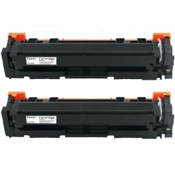 TONER4U - 2 Pack Cf510 A Compatible Toner Cartridge for HP 204A Cf510A, Cf511A, Cf512A, Cf513A In Black
