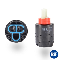 LIVINGBASICS Ceramic Cartridge Durable Pressure Balance Faucet Valve 40MM Nsf Certified -