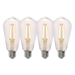 XTRICITY - Set Of 4 Energy Saving Dimmable Led Bulbs, 6.2W, E26 Base, 3000K Soft In White