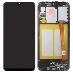 ESOURCE PARTS Replacement Lcd Display Touch Screen Digitizer Assembly With Frame for Samsung Galaxy A10E - In Black