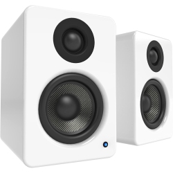 KANTO - Yu2Gw Powered Desktop Speakers Glossy In White