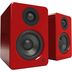 KANTO - Yu2Gr Powe Desktop Speakers Glossy In Red