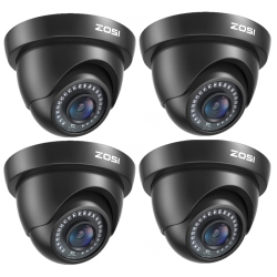 ZOSI 1080P Add-On Wired Outdoor Hybrid 4-In-1 Home Security Camera for HD-Tvi/ahd/cvi/cvbs/960H Dvr Surveillance Video Recorder \w 80Ft Night Vision