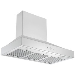 ANCONA 36" Pro Series Wall-Mounted Pyramid Range Hood In Stainless Steel