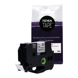 NUDEN Premium Tape Label Tape - Alternative for Brother Tze-S251