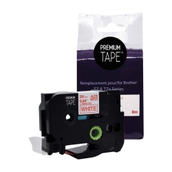 NUDEN Premium Tape Label Tape - Alternative for Brother Tze-252, Tze252