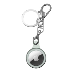 UOLO Soul Clear Protective Case With Key Chain for Airtag - Airtag Case