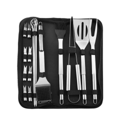 AXGEAR 20 PCs Bbq Grill Tool Set Stainless Steel Barbecue Tool Sets Extra Thick With Oxford Cloth Storage Bag -