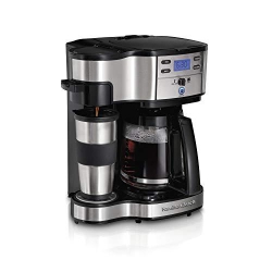HAMILTON BEACH Single Serve Coffee Brewer And Full Pot Coffee Maker, 2-Way (49980A)